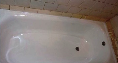Реставрация ванны жидким акрилом | Октябрьская
